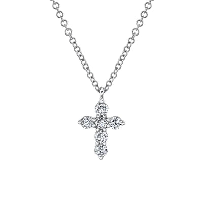 0.25ctw Diamond Cross Necklace - Gunderson's Jewelers