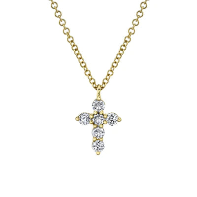 0.25ctw Diamond Cross Necklace - Gunderson's Jewelers