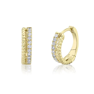 0.19ctw Diamond Huggie Earring - Gunderson's Jewelers