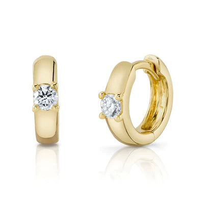 0.17ctw Diamond Huggie Earring - Gunderson's Jewelers