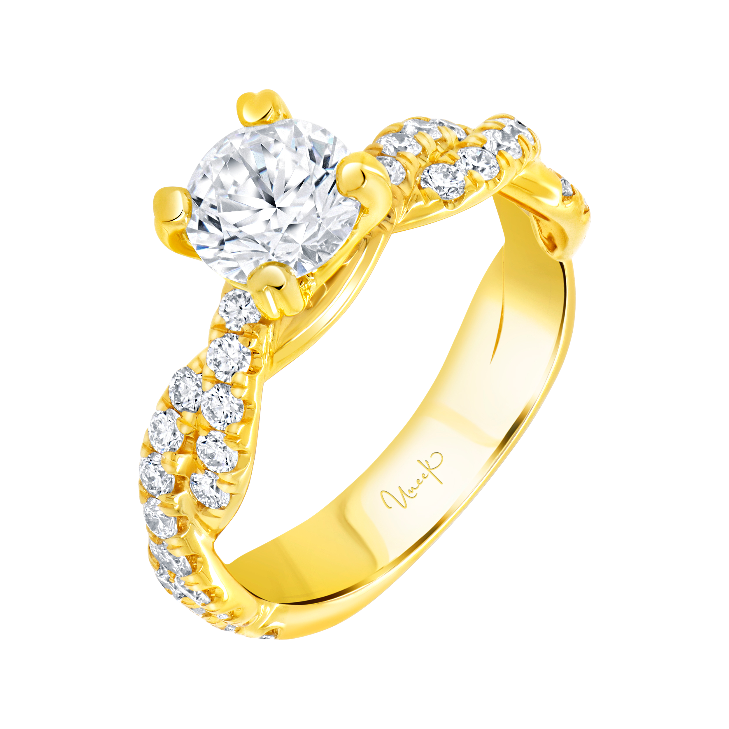 0.72ctw Round Engagement Ring