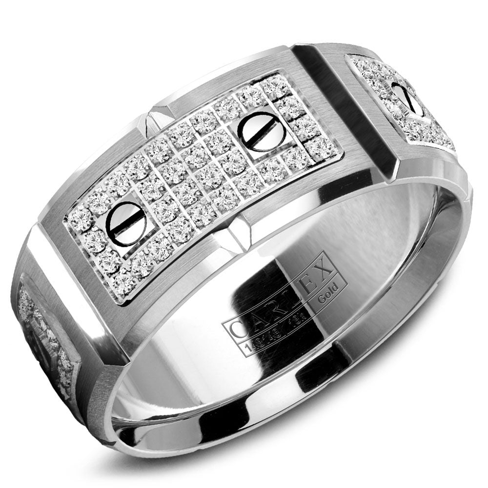 18K White Gold with 0.80ctw Diamonds