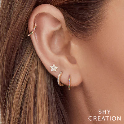 0.07ctw Diamond Star Stud Earring - Gunderson's Jewelers