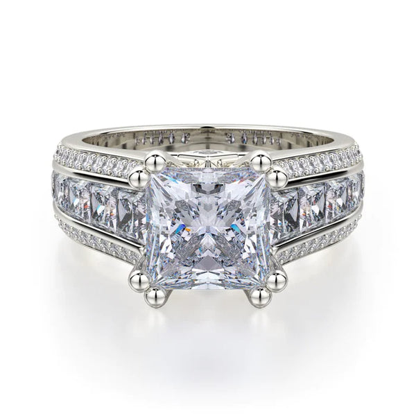 1.58ctw Princess Diamond Engagement Ring - Gunderson's Jewelers