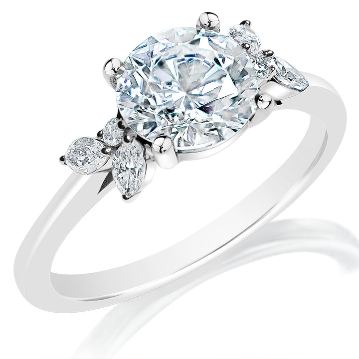 .26ctw Round Cut Diamond Engagement Ring