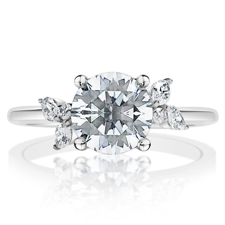 .26ctw Round Cut Diamond Engagement Ring