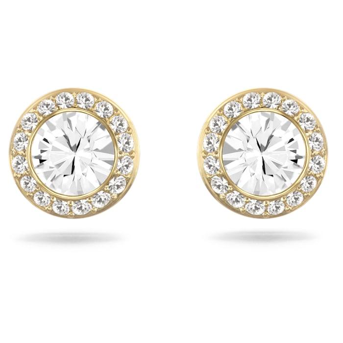 Angelic Stud Gold-Tone Plated Earrings - Gunderson's Jewelers