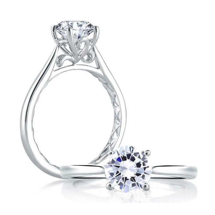 Art Inspired Solitaire Ring - Gunderson's Jewelers