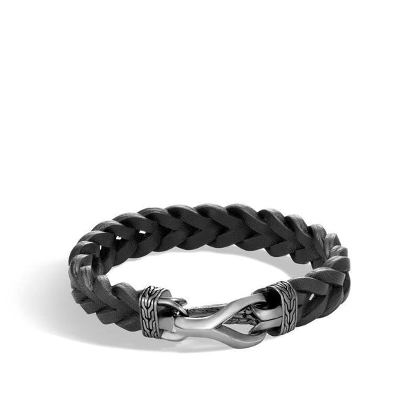 Asli Classic Chain Link Leather Braid Bracelet - Gunderson's Jewelers