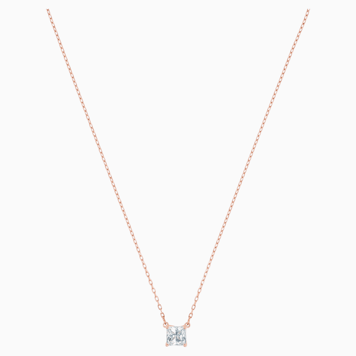 Attract Necklace, Square in Rose-gold - Gunderson's Jewelers
