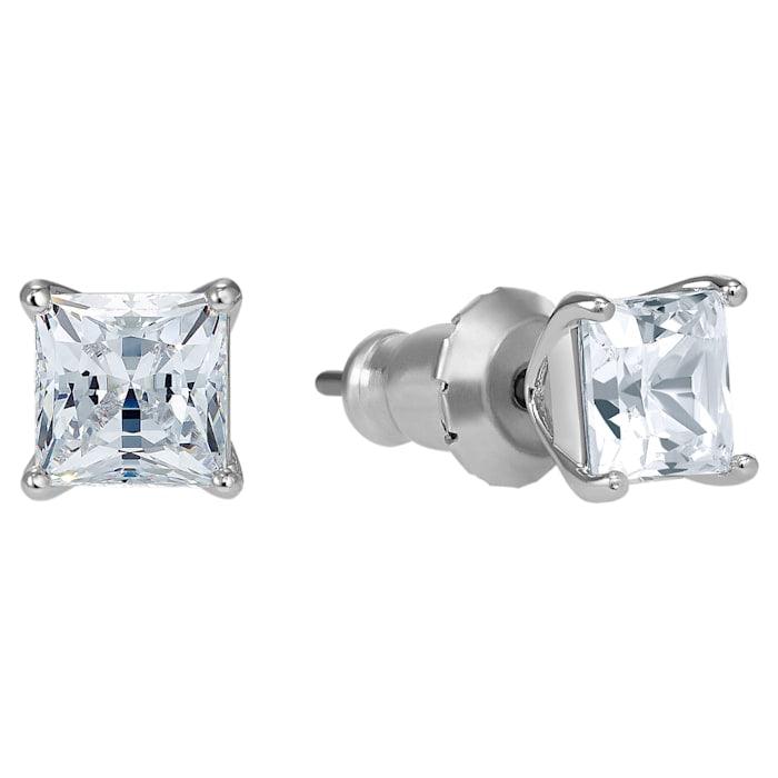 Attract Stud Earrings - Square cut crystal, small - Gunderson's Jewelers