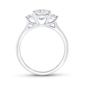 0.60ctw Emerald Solitaire Engagement Ring