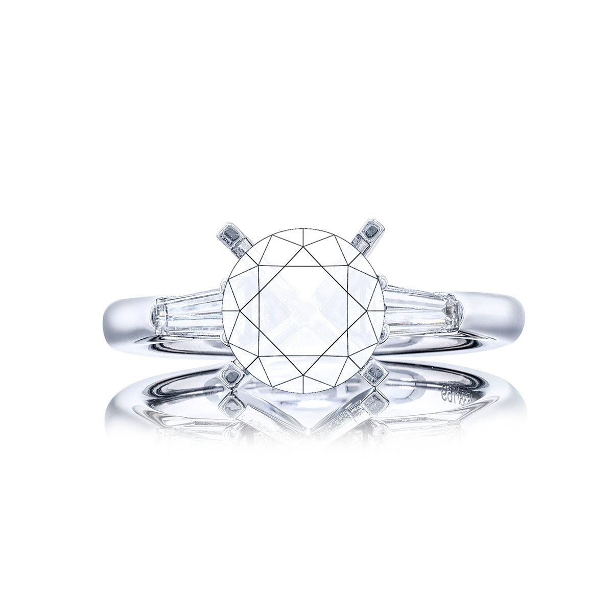 Baguette Diamond Engagement Ring - Gunderson's Jewelers