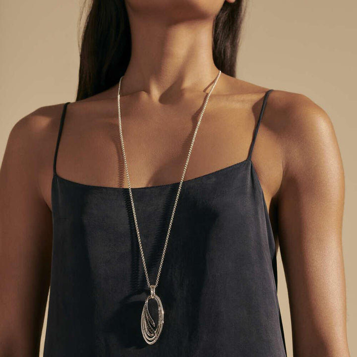 Bamboo Amplified Pendant Necklace - Gunderson's Jewelers