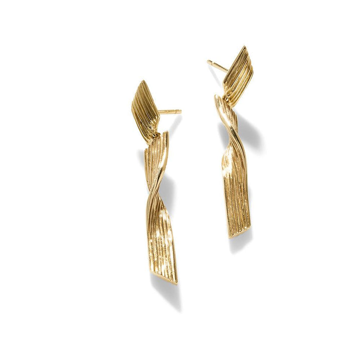 Bamboo Drop Earrings - Gunderson's Jewelers