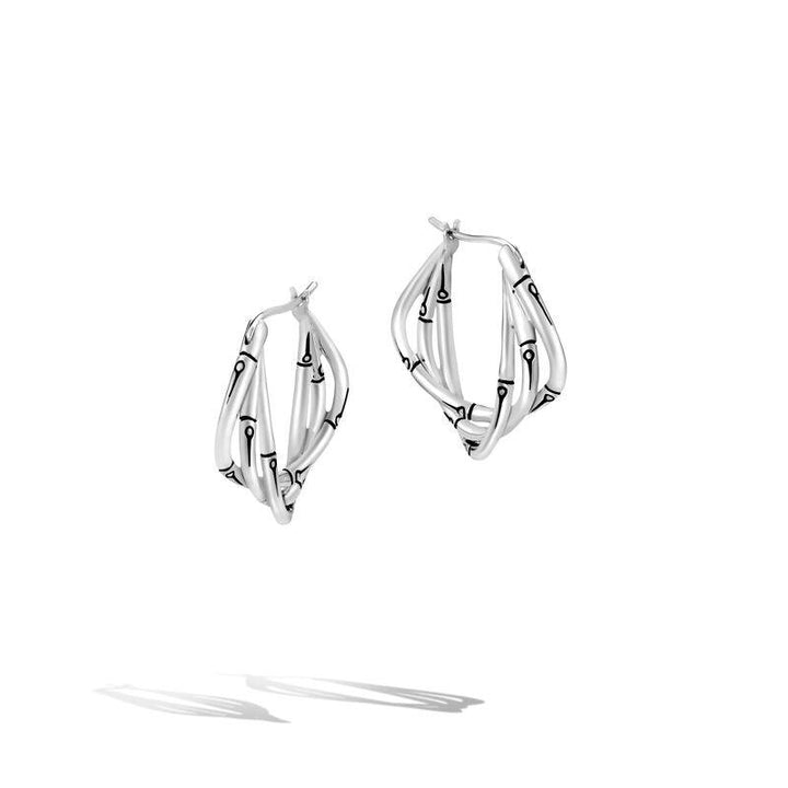 Bamboo Twisted Hoop Earring - Gunderson's Jewelers