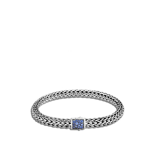 Birthstone Reversible Bracelet - Blue & Black Sapphire - Gunderson's Jewelers