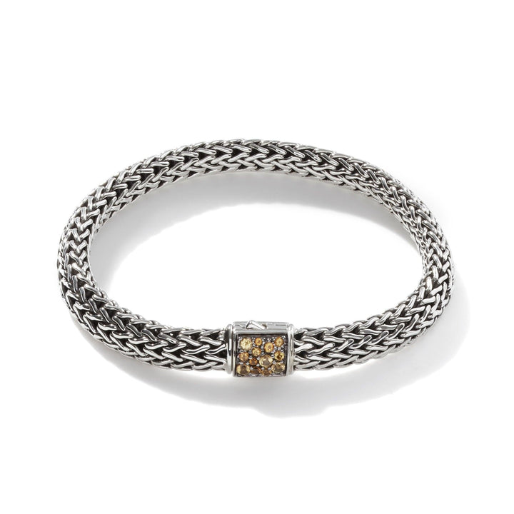 Birthstone Reversible Bracelet - Citrine & Black Sapphire - Gunderson's Jewelers