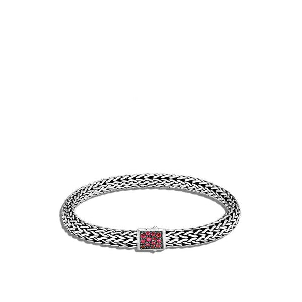 Birthstone Reversible Bracelet, Ruby & Black Sapphire - Gunderson's Jewelers