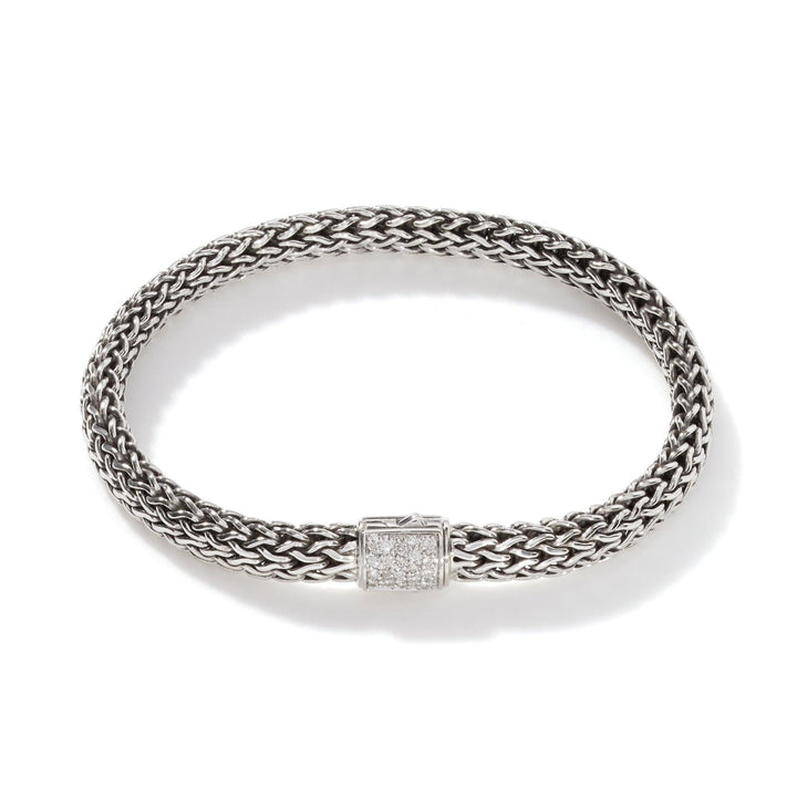 Birthstone Reversible Bracelet - White Diamond & Black Sapphire - Gunderson's Jewelers