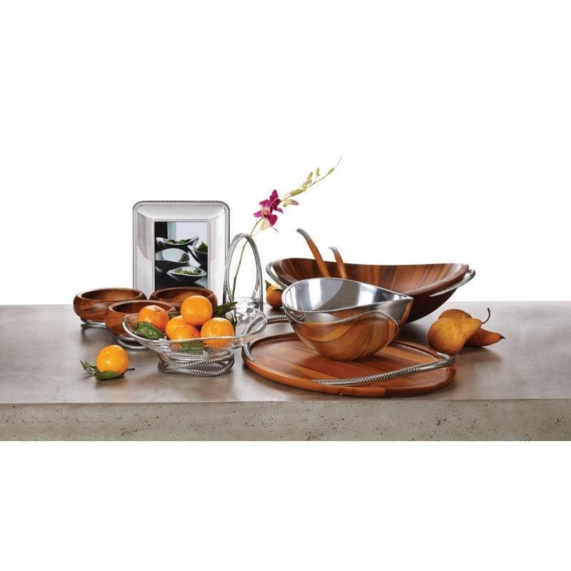 Braid Salad Bowl w/ Servers - Gunderson's Jewelers