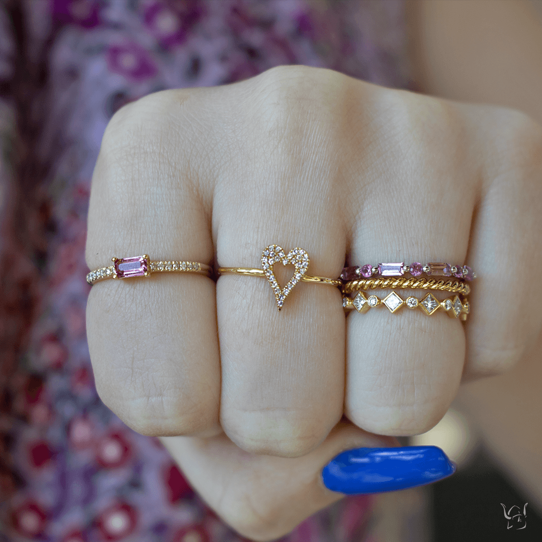 Catherine Princess Cut Diamond Band - Gunderson's Jewelers