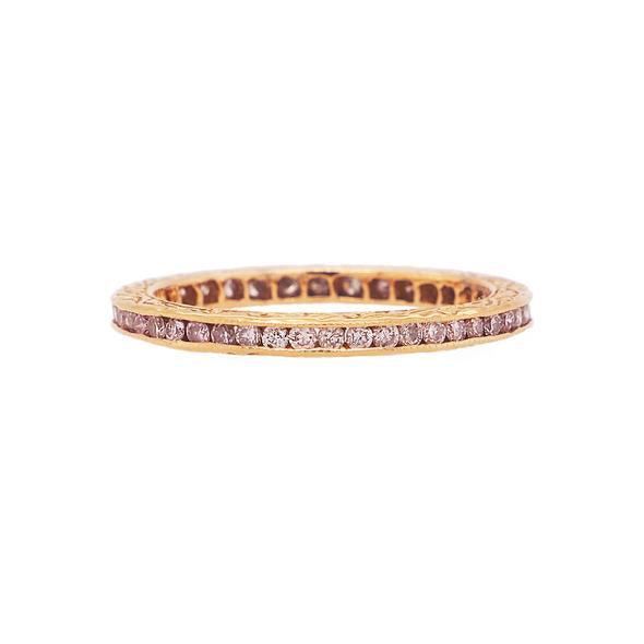Channel Pink Diamond Band - Gunderson's Jewelers