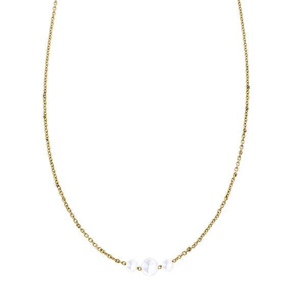 Cien 3 Stone Rose Cut Diamond Necklace - Gunderson's Jewelers