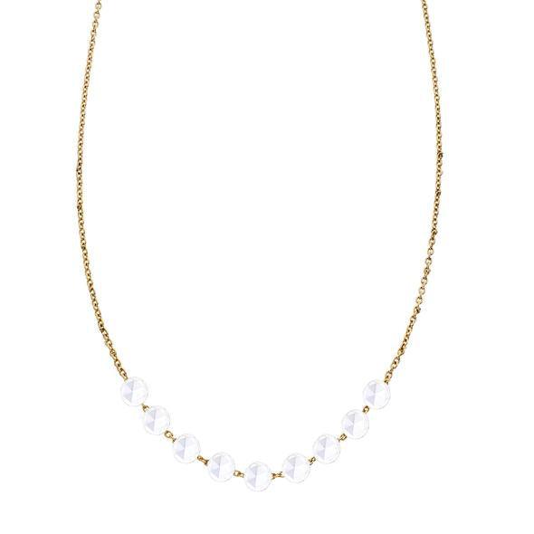 Cien 9 Stone Rose Cut Diamond Necklace - Gunderson's Jewelers