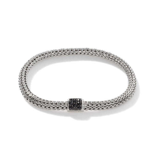 Classic Chain Black Sapphire 5mm Bracelet - Gunderson's Jewelers