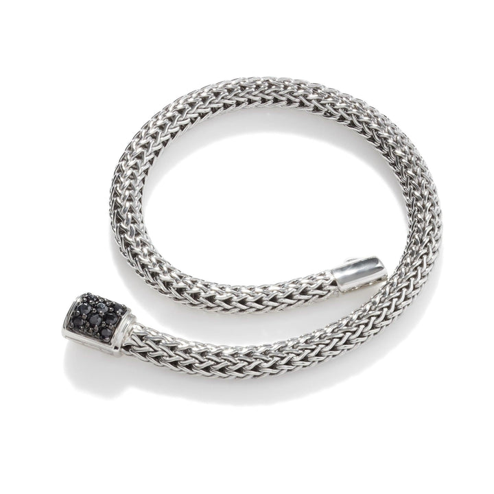 Classic Chain Black Sapphire 5mm Bracelet - Gunderson's Jewelers