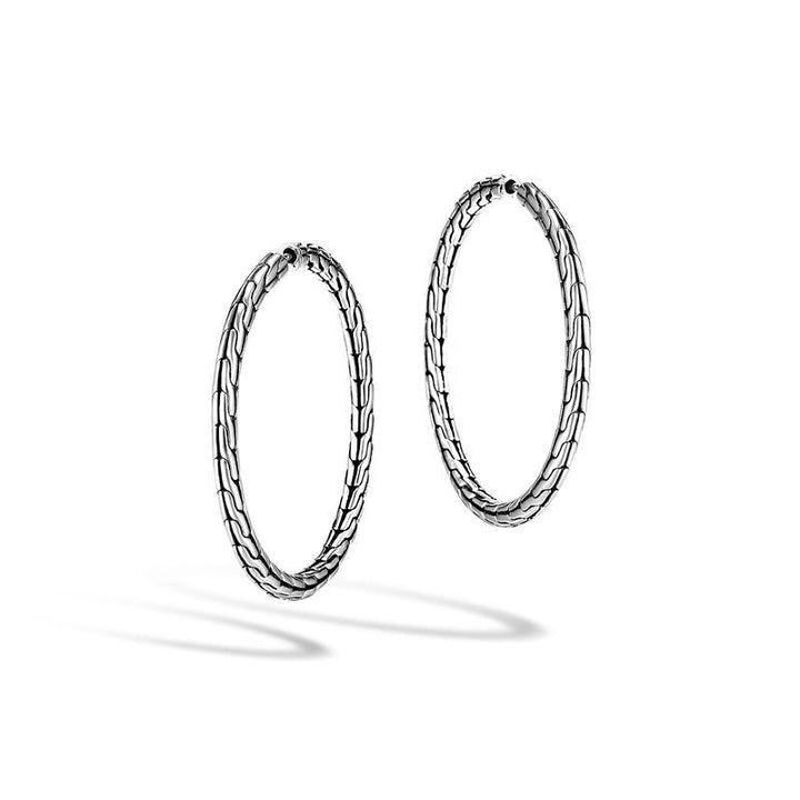 Classic Chain Medium Hoop Earring - Gunderson's Jewelers