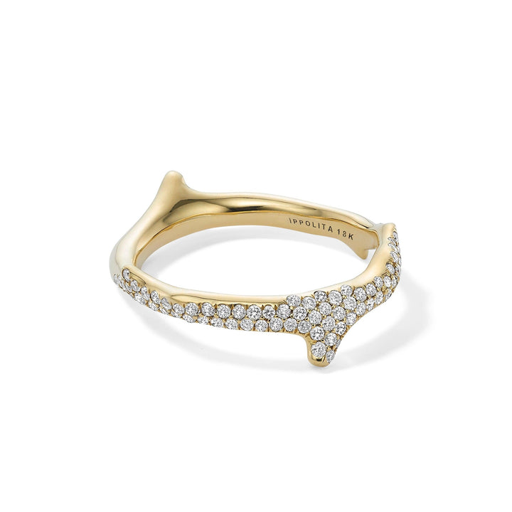 Coral Reef Band Ring in 18K Gold with Diamonds - Gunderson's Jewelers