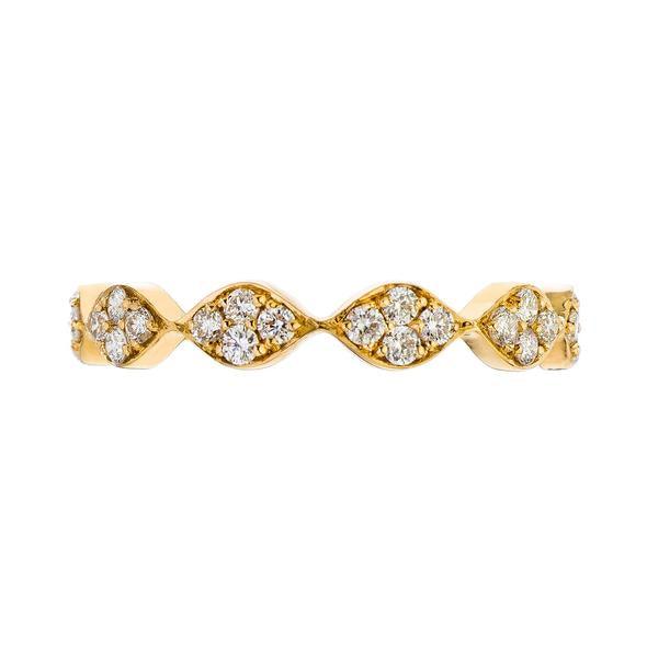 Darcy Diamond Band, Yellow Gold - Gunderson's Jewelers