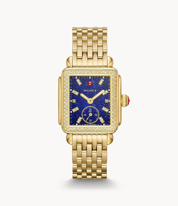Deco Madison Mid 18K Gold Diamond Watch - Gunderson's Jewelers