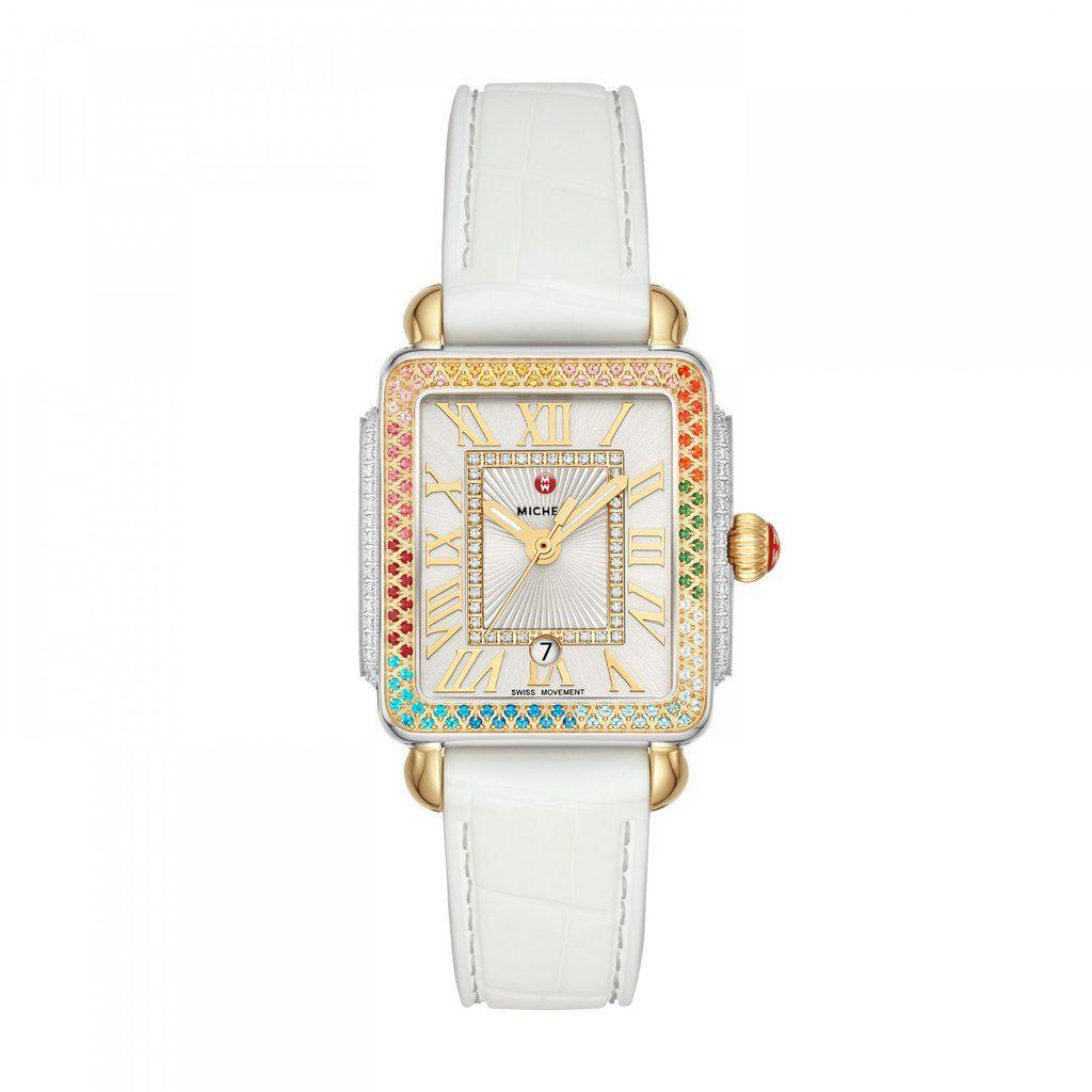 Deco Madison Mid Carousel Diamond Dial Watch - Gunderson's Jewelers