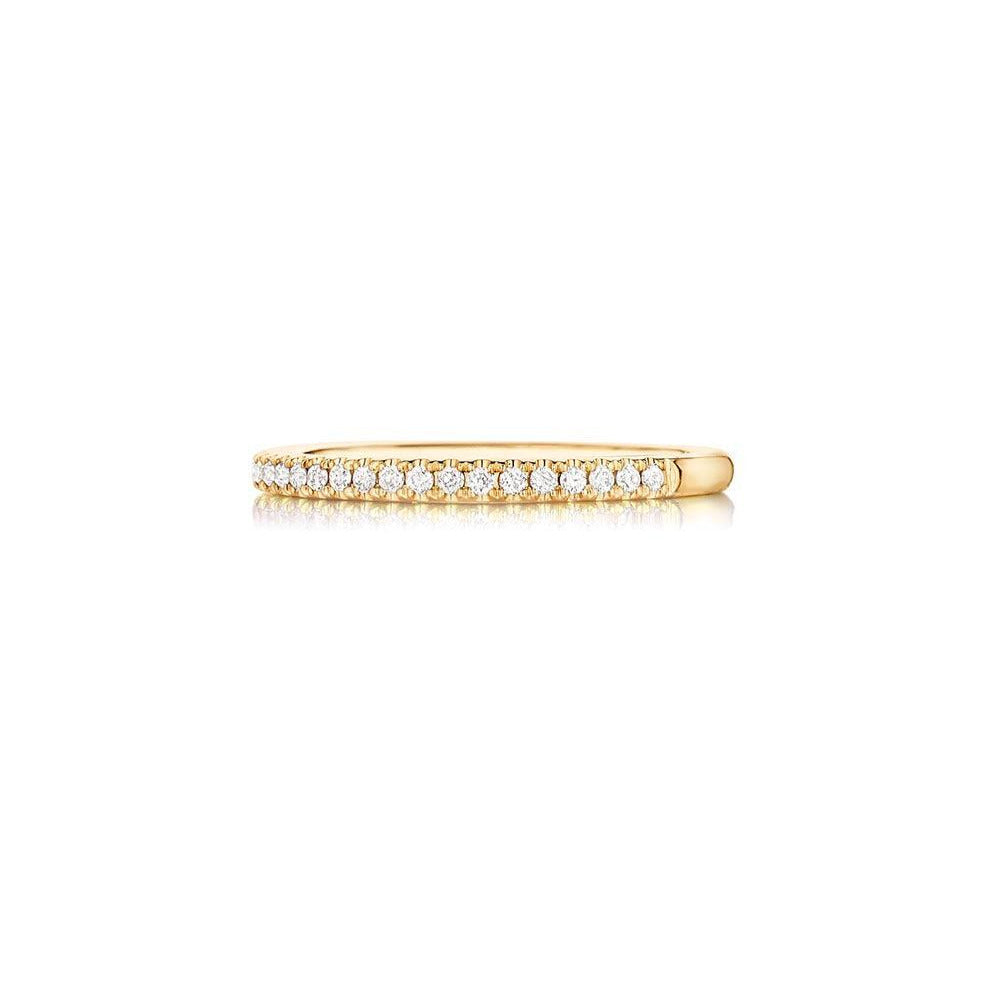 Delicate Diamond Pave Wedding Band - Gunderson's Jewelers