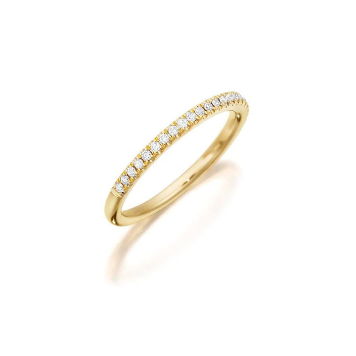 Delicate Diamond Pave Wedding Band - Gunderson's Jewelers