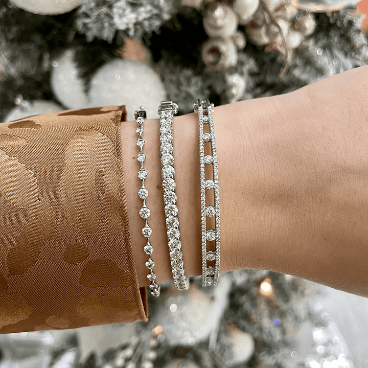 Diamond Air Bracelet, White Gold - Gunderson's Jewelers