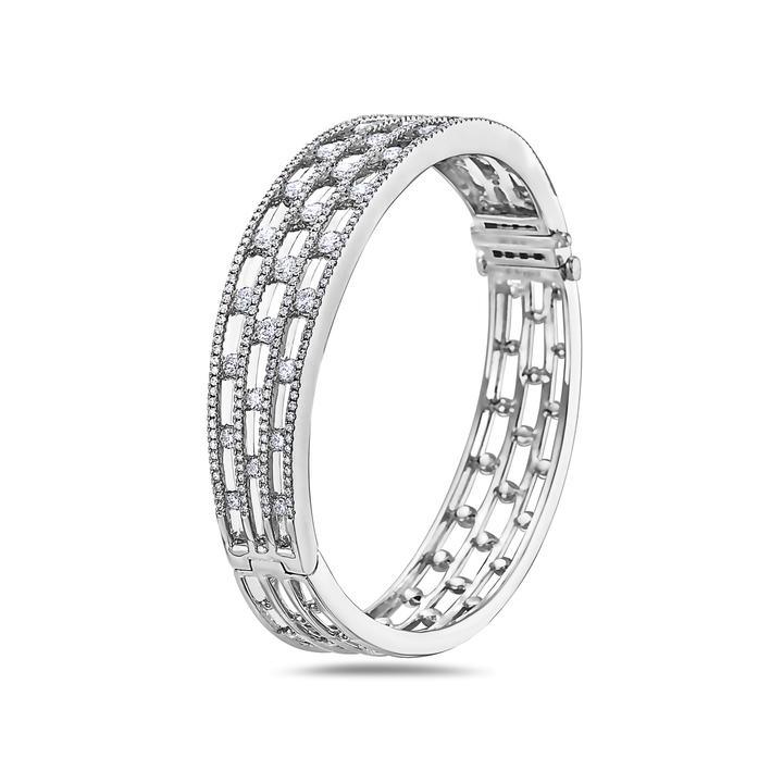 Diamond Air Triple Row Bracelet - Gunderson's Jewelers