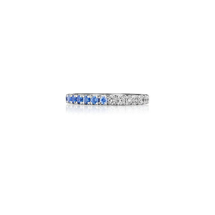 Diamond & Blue Sapphire Ombre Band - Gunderson's Jewelers