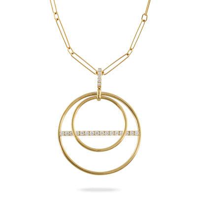 Diamond Bar Pendant - Gunderson's Jewelers