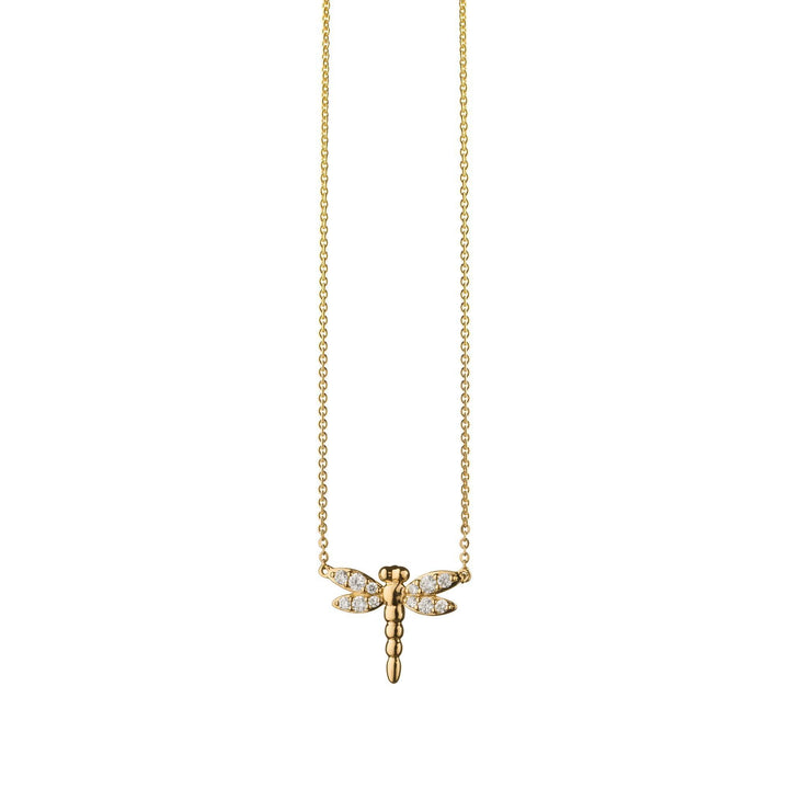 Diamond Critter Dragon Fly "Grace" Necklace - Gunderson's Jewelers