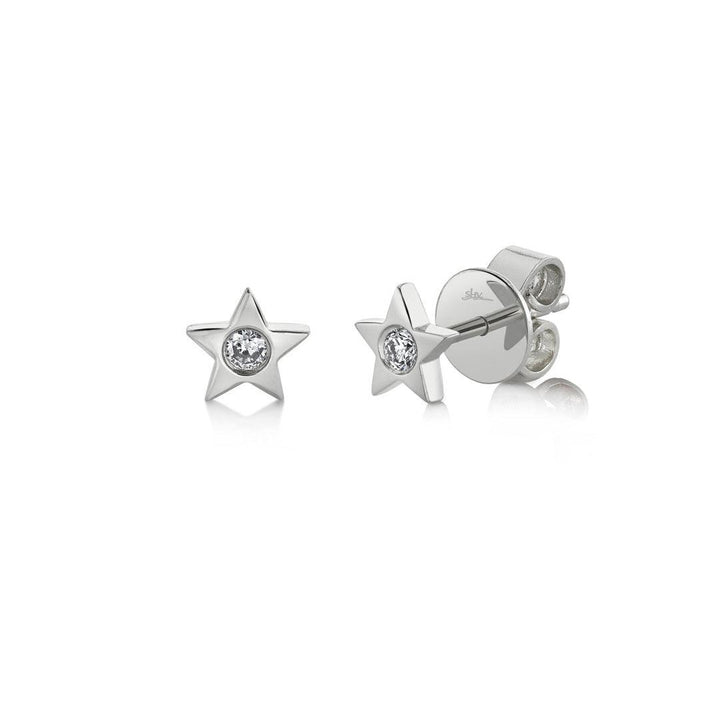 Diamond Star Studs - Gunderson's Jewelers