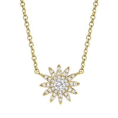 Diamond Starburst Necklace - Gunderson's Jewelers