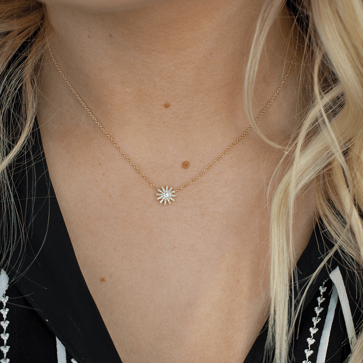 Diamond Starburst Necklace - Gunderson's Jewelers