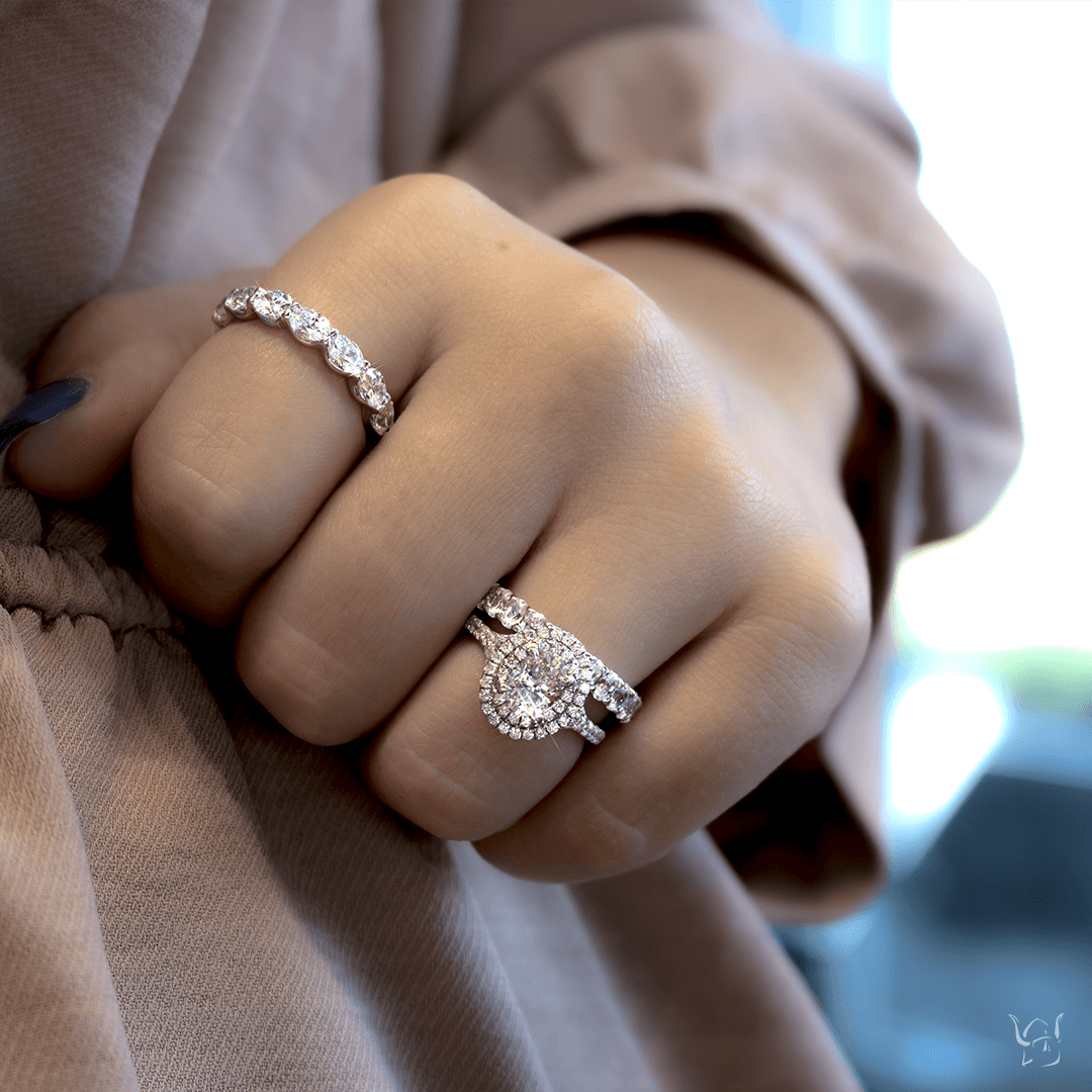 Double Halo Diamond Engagement Ring - Gunderson's Jewelers