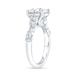 0.93ctw Round Engagement Ring