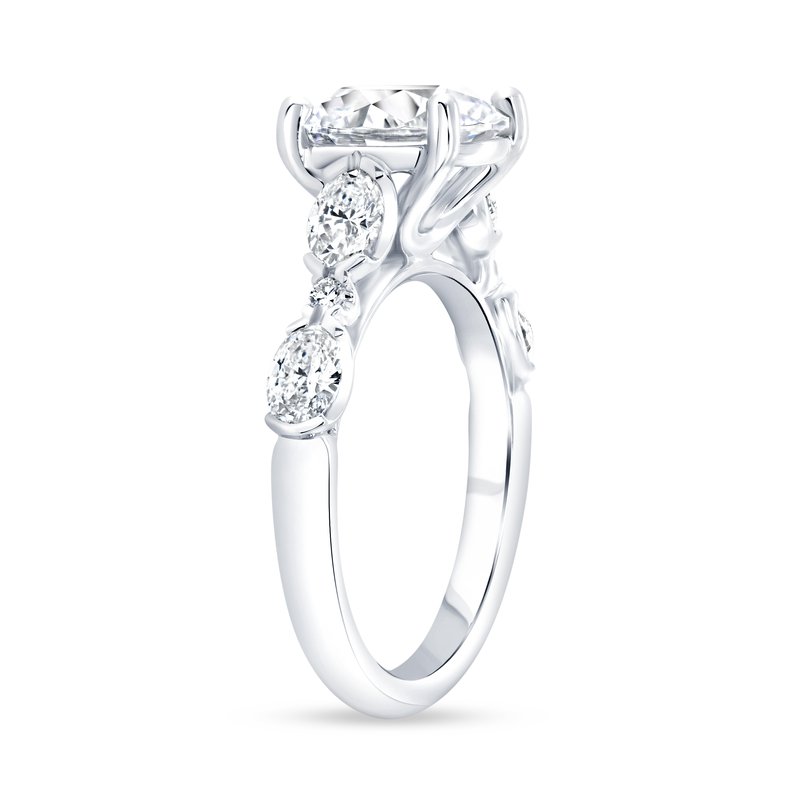 0.93ctw Round Engagement Ring
