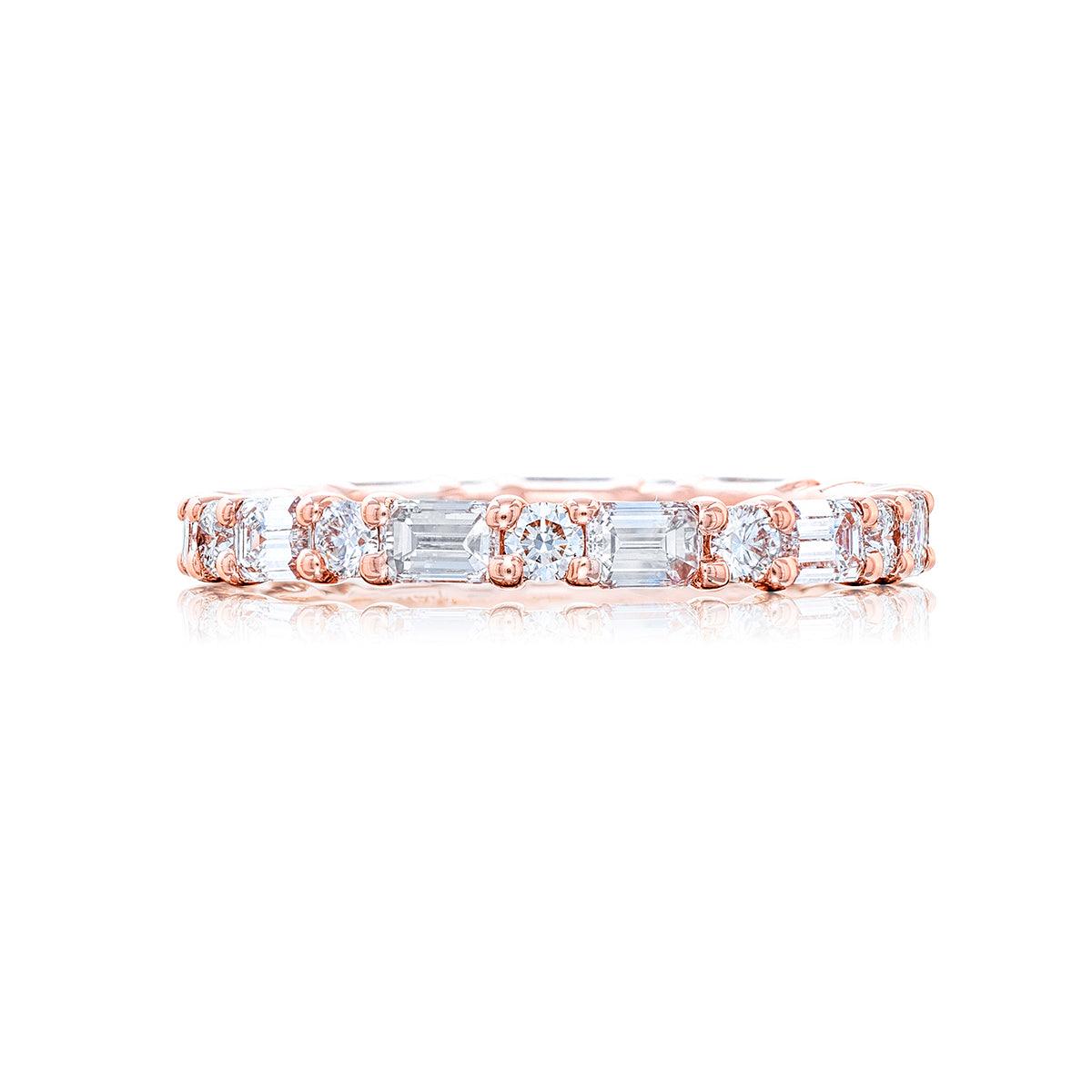Emerald-Cut & Round Diamond Band - Gunderson's Jewelers